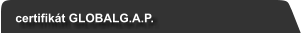 certifikt GLOBALG.A.P.